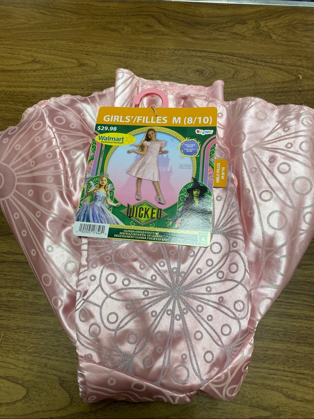 Disguise Girls Pink Glinda Costume Dress